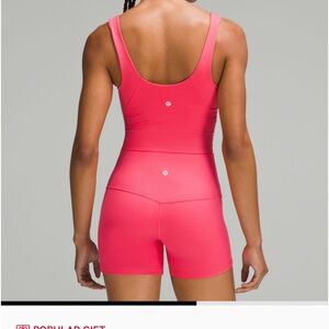 Coral Pink align Tank top